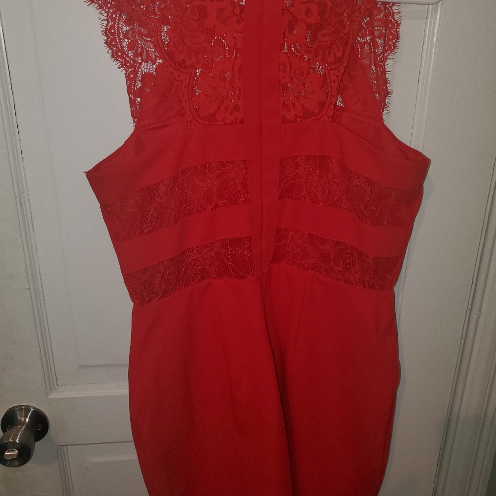Red express dress size 12
